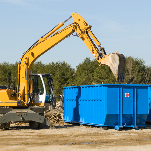 can i choose the location where the residential dumpster will be placed in Yucca Valley CA